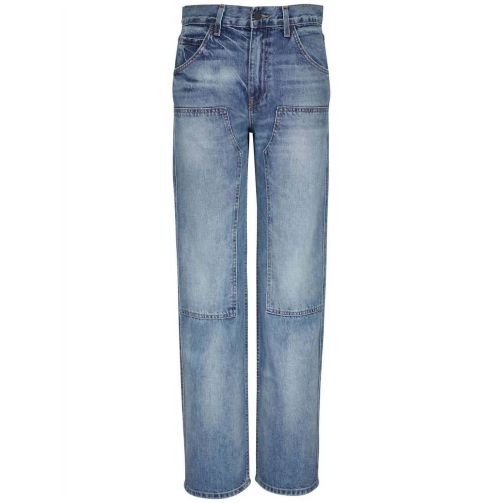 NEW NILI LOTAN welder straight leg jeans in summer wash - Picture 7 of 8